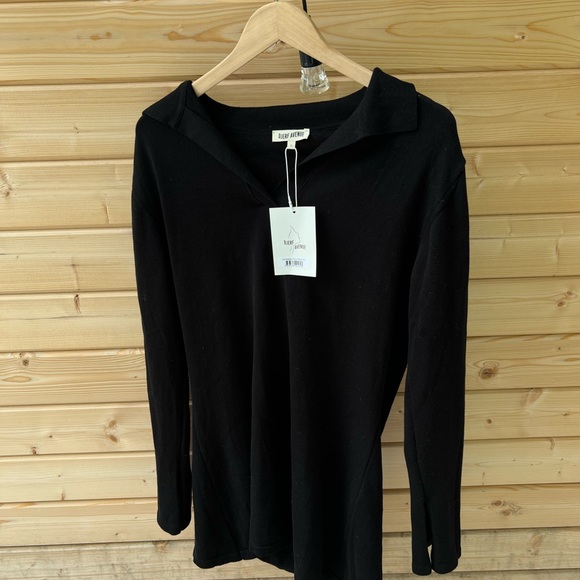 DJERF AVE GETAWAY DRESS - BLACK - Picture 2 of 3